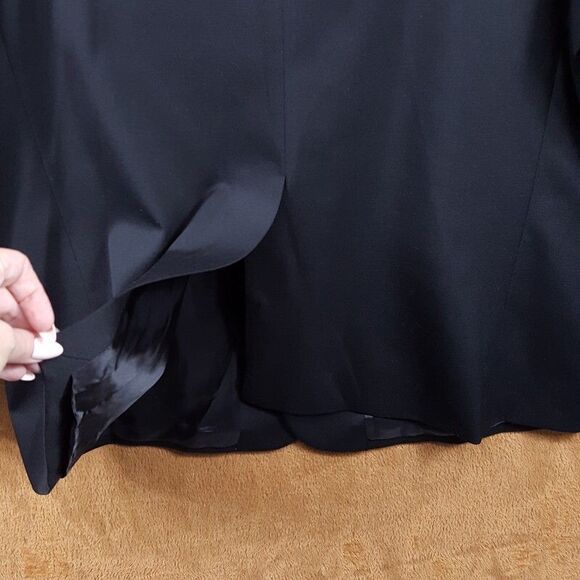 MM6 Maison Margiela Suit Jacket Mens Size 48 Black Oversized Fit Wool $1400 - Picture 6 of 12